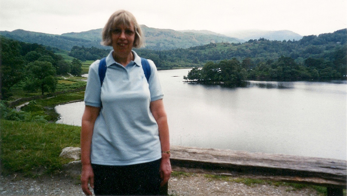 Maureen above Windermere